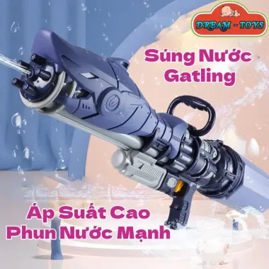 Đồ Chơi Súng Bắn Nước Cá Mập Lớn 2L Giá Rẻ Chỉ 65k Mùa Hè Cho Bé 4