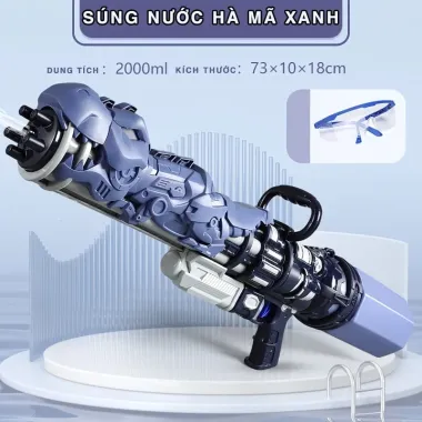 Đồ Chơi Súng Bắn Nước Cá Mập Lớn 2L Giá Rẻ Chỉ 65k Mùa Hè Cho Bé 6