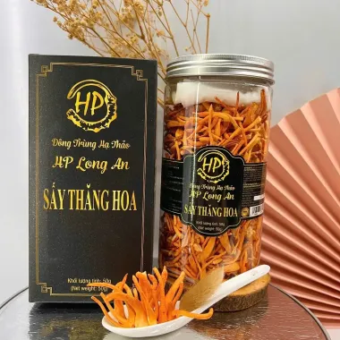 Đông Trùng Hạ Thảo Sấy Thăng Hoa HP Long An 50g Loại 2 - Mua 2 Tặng 1, Giá Chỉ 650k