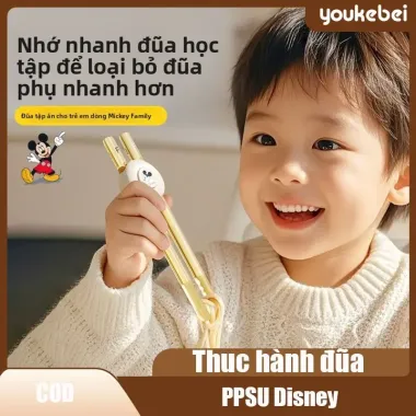 Đũa Tập Ăn Cho Bé 1-6 Tuổi Disney - Đũa Trẻ Em Tập Gắp, Giá Chỉ 83.000Đ