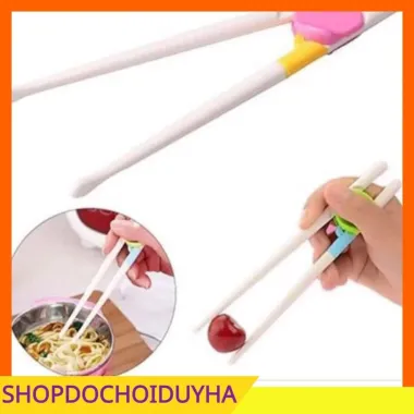 Đũa tập ăn dặm cho bé - Dễ cầm, dễ dùng, giúp bé tự ăn gắp thức ăn sớm