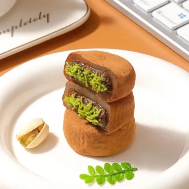 Dubai Flavor Liuxin Chocolate Fu Group Xuemei Niang Pulp Sandwich Glutinous Snacks Delicious Preferred 12.25 SA9G