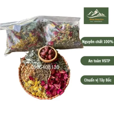 [Freeship] Trà Sơn Mật Hồng Dưỡng Tâm SaPa Mix 7 Vị Siêu Ngon (Cỏ Ngọt , Hoa Nhài , Cúc Chi , Lá Dứa , Sơn Mật , 4