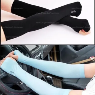 Găng Tay Đi Phượt Chống Nắng Nam Nữ Cao Cấp T&T - Loại Dài Đẹp Giá Rẻ 16000đ