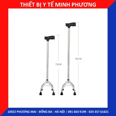 Gậy Chống Cho Người Già - 3 4 Chân - Tăng Giảm Chiều Cao - GIÁ CỰC SỐC 150K 3