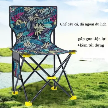 Ghế Câu Cá Gấp Gọn Hạ Bích - Ghế Dã Ngoại Mini Cầm Tay Câu Cá Giá Chỉ 60k 4