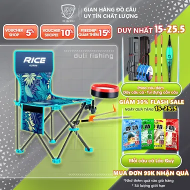 Ghế Câu Cá Gấp Gọn Hạ Bích - Ghế Dã Ngoại Mini Cầm Tay Câu Cá Giá Chỉ 60k 6