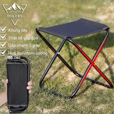 Ghế Folding Cắm Trại Siêu Nhẹ 500g - Giảm 9200đ Còn 40000đ, Ghế Gấp Dã Ngoại Đa Năng
