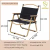 Ghế Gấp Gọn BEIYUE Vải Đen - Ghế Cafe, Du Lịch, Dã Ngoại - Giá 160k - Nhập Khẩu Chính Hãng 3
