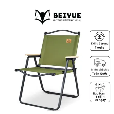 Ghế Gấp Gọn BEIYUE Vải Đen - Ghế Cafe, Du Lịch, Dã Ngoại - Giá 160k - Nhập Khẩu Chính Hãng