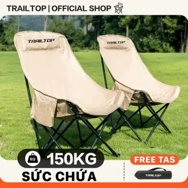 Ghế Gấp Gọn Dã Ngoại 150kg Chịu Tải - Ghế Camping Giá Rẻ 49k COD
