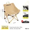 Ghế Gấp Gọn Dã Ngoại 150kg Chịu Tải - Ghế Camping Giá Rẻ 49k COD 5