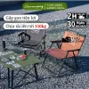 Ghế Kermit gấp gọn dã ngoại Takumaru - Khung thép carbon cao cấp, du lịch, cắm trại chỉ 430k