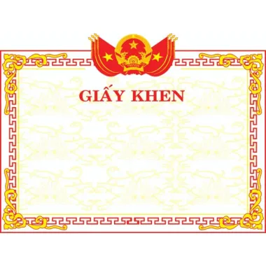 Giấy khen tùy chỉnh TH-THCS-THPT giá rẻ chỉ 60k - Thiết kế riêng đẹp mắt 1