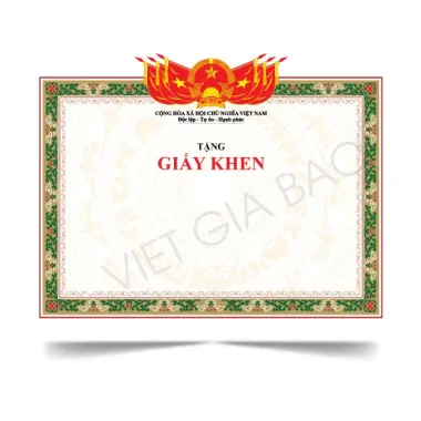 Giấy khen tùy chỉnh TH-THCS-THPT giá rẻ chỉ 60k - Thiết kế riêng đẹp mắt 3