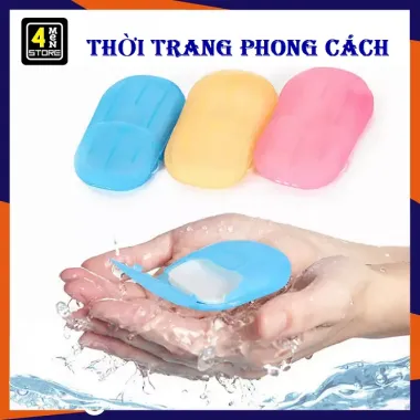 Giấy Xà Phòng Du Lịch Dùng Một Lần - Rửa Tay Sạch Ngoài Trời Chỉ 100650đ