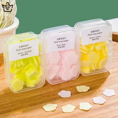 Giấy Xà Phòng Du Lịch Dùng Một Lần - Rửa Tay Sạch Ngoài Trời Chỉ 100650đ