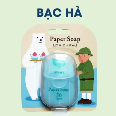 Giấy Xà Phòng Rửa Tay Du Lịch Kháng Khuẩn Dưỡng Da Tiện Lợi Giá 37730đ Giấy Xà Phòng Rửa Tay Du Lịch Kháng Khuẩn Dưỡng Da Tiện Lợi Giá 37730đ