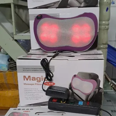 Gối Massage Hồng Ngoại 8 Bi Magic PL-819 Chất Lượng Cao Giảm Đau Giá Tốt 325k 1 Gối Massage Hồng Ngoại 8 Bi Magic PL-819 Chất Lượng Cao Giảm Đau Giá Tốt 325k 1