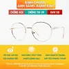 Gọng Kính Cận Nam Nữ Cao Cấp Anna - Tròng Kính Đổi Màu Chống Tia UV & Ánh Sáng Xanh Giá Rẻ 140k 1