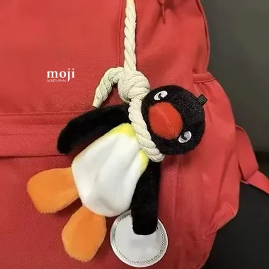 Hàng sẵn có Chim cánh cụt Pingu Sang trọng Cốc nước sáng tạo Ngoài trời di động Túi xô thủy tinh Túi chéo Quà tặng 3