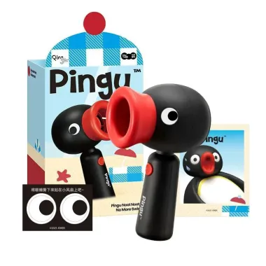 Hàng sẵn có Chim cánh cụt Pingu Sang trọng Cốc nước sáng tạo Ngoài trời di động Túi xô thủy tinh Túi chéo Quà tặng 4