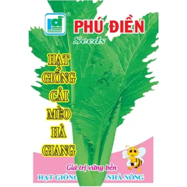 Hạt Giống Cải Mèo Hà Giang Phú Điền Chính Hãng - Trồng Quanh Năm - Gói 20gr Giá Tốt