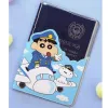 Hộp Đựng Hộ Chiếu PVC Trong Suốt Crayon Shin-chan Tiết Kiệm 10% Vé Tài Liệu Thẻ Quà Tặng