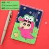 Hộp Đựng Hộ Chiếu PVC Trong Suốt Crayon Shin-chan Tiết Kiệm 10% Vé Tài Liệu Thẻ Quà Tặng 6
