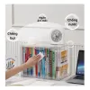 Hộp Đựng Sách Để Bàn Trong Suốt Cỡ Lớn Có Nắp Chống Bụi Tiện Lợi Giá 96900Đ 3