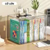 Hộp Đựng Sách Để Bàn Trong Suốt Cỡ Lớn Có Nắp Chống Bụi Tiện Lợi Giá 96900Đ 5