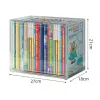 Hộp Đựng Sách Để Bàn Trong Suốt Cỡ Lớn Có Nắp Chống Bụi Tiện Lợi Giá 96900Đ 6