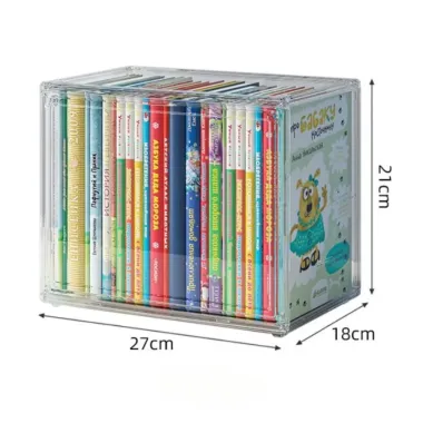 Hộp Đựng Sách Để Bàn Trong Suốt Cỡ Lớn Có Nắp Chống Bụi Tiện Lợi Giá 96900Đ 6 Hộp Đựng Sách Để Bàn Trong Suốt Cỡ Lớn Có Nắp Chống Bụi Tiện Lợi Giá 96900Đ 6