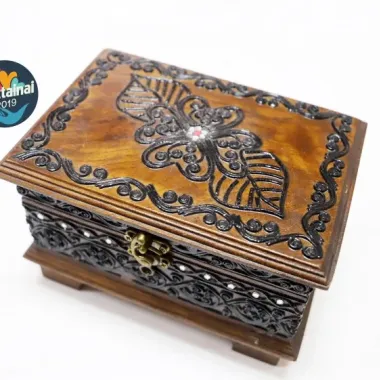 Hộp Đựng Trang Sức Gỗ Nguyên Khối Retro Cao Cấp Giảm 29% - Chỉ 1.202.001đ 5