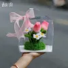 Hộp Hoa Tulip Kẽm Nhung Bã Mía - Mua Tất Giảm Sốc 20% Chỉ 20158đ