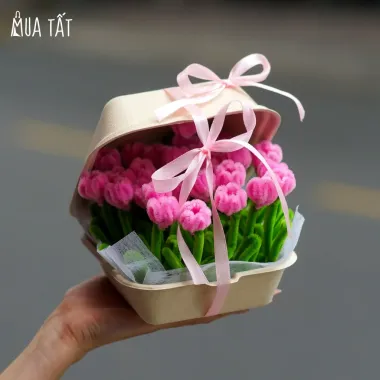Hộp Hoa Tulip Kẽm Nhung Bã Mía - Mua Tất Giảm Sốc 20% Chỉ 20158đ 5 Hộp Hoa Tulip Kẽm Nhung Bã Mía - Mua Tất Giảm Sốc 20% Chỉ 20158đ 5