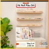 Kệ Sơn Nail Treo Tường Cho Spa - Siêu Chắc, Giá Rẻ 12000đ - Kệ Gắn Tường Để Sơn Móng Jumi Decor 3
