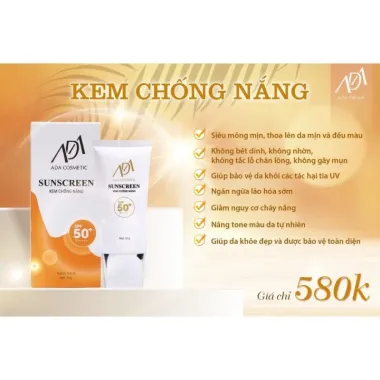 Kem Chống Nắng ADA GROUP Chính Hãng 50g Bảo Vệ Da Khỏi Tia UV Giá Tốt 369k 3