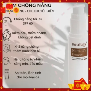 Kem chống nắng Beaufully trắng da che khuyết điểm giá chỉ 365k - Giảm ngay 98550đ 1
