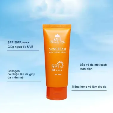 Kem Chống Nắng CAM MH Beauty Spa Giảm 22% - Chỉ 135k Bảo Vệ Da Khỏi Ối Tia UV