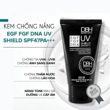 Kem Chống Nắng DBH EGF UV SHIELD SPF50+ PA+++ Giảm Lão Hóa, Bảo Vệ Da 60ml Giá Cực Tốt 1460000đ 3