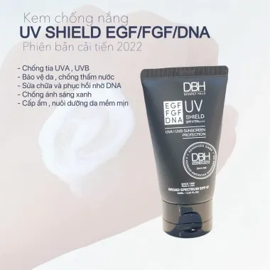 Kem Chống Nắng DBH EGF UV SHIELD SPF50+ PA+++ Giảm Lão Hóa, Bảo Vệ Da 60ml Giá Cực Tốt 1460000đ 4