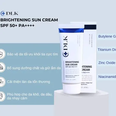 Kem chống nắng DLK SPF 50+ PA++++ trắng sáng da giảm 182k - Authentic chỉ 631k 3 Kem chống nắng DLK SPF 50+ PA++++ trắng sáng da giảm 182k - Authentic chỉ 631k 3
