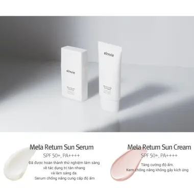 Kem Chống Nắng Elravie Mela Return Sun Cream - Nâng Tone Dưỡng Sáng Da, SPF50+, Giá Sale 616k 6