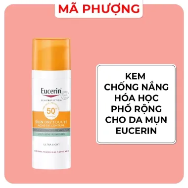 Kem chống nắng Eucerin Oil Control SPF50+ giảm nhờn mụn chỉ 435000đ - Bảo vệ da tối ưu Kem chống nắng Eucerin Oil Control SPF50+ giảm nhờn mụn chỉ 435000đ - Bảo vệ da tối ưu