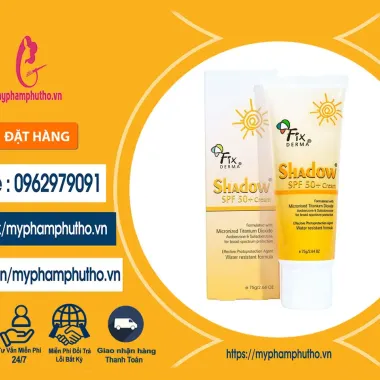 Kem Chống Nắng Fixderma Shadow SPF 50+ Tối Ưu Cho Da Khô & Nhạy Cảm - Dưỡng Ẩm Siêu Tốt 335k 4