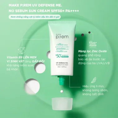 Kem Chống Nắng Make P:rem UV Defense 50ml/150ml Giá CỰC SỐC - Giảm từ 677250 còn 525000đ 6