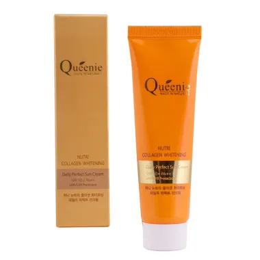 Kem Chống Nắng Queenie Hàn Quốc 20ml - Chống UV, Dưỡng Trắng, Bổ Sung Collagen Giá Shock 49400đ 4