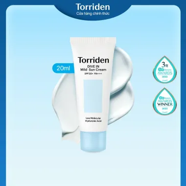 Kem chống nắng Torriden MINI DIVE IN SPF 50+ PA++++ 20ml giá rẻ chỉ 140k 1