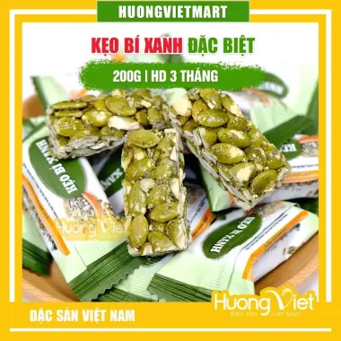 Kẹo Bí Xanh Giòn Thơm Tân Huê Viên 200g - Đặc Sản Tết Đãi Khách Giá 76.000đ
